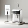 Machines for contactless hand disinfection