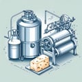 Equipment for milk processing