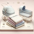 beddings for baby carriages, cots