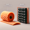 Sound insulating material