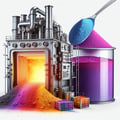Furnaces for the polymerization of powder paint