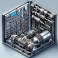 Boards of automation of compressor installations
