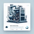 Air heating plants