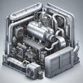 Ventilating and filtering equipment for painting tanks