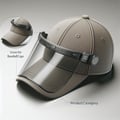Visors for baseball-caps
