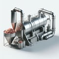 Equipment for processing the by-products of meat production into fertilizers