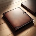 Folders made of leather