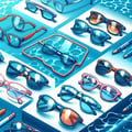 Glasses for swimming