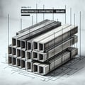 Reinforced concrete beams
