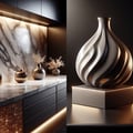 Materials for decoration made of artificial stone
