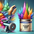 Powder paint-pulverizers