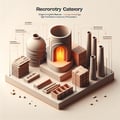 Refractory products, ceramic