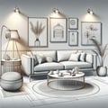 Ensembles de meubles pour salon de dessin