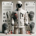 Protective clothing, fireproof and flameproof