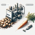 Machines for root-crops cleaning