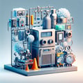 Dry ice making equipment