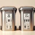 Euro containers for garbage