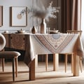 Toile cirée sur la table