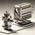 Têtes laser avec émetteur