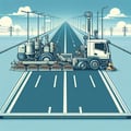الآلات والمعدات لتنظيف الطرق