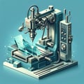 Machine tools for working with glass edges